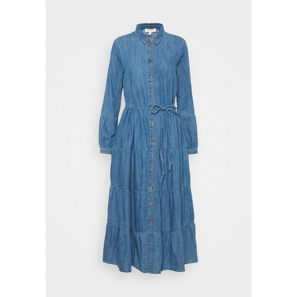 Marks & Spencer London TIER DRESS Długa sukienka light blue QM421C068
