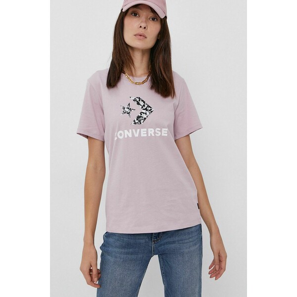 Converse T-shirt bawełniany 10022558.A04.530