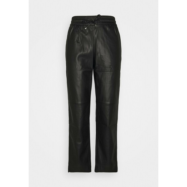 Marks & Spencer London Spodnie materiałowe black QM421A024