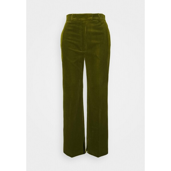 The Kooples SUIT PANTS Spodnie materiałowe dark green THA21A03F