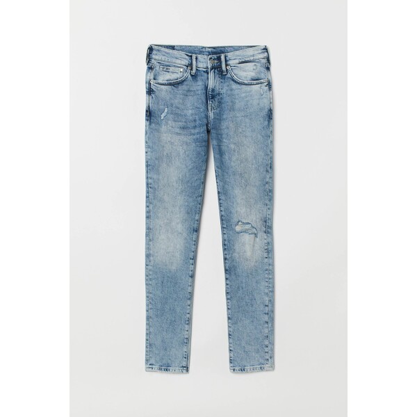 H&M Skinny Jeans - - ON 0690449028 Jasnoniebieski denim