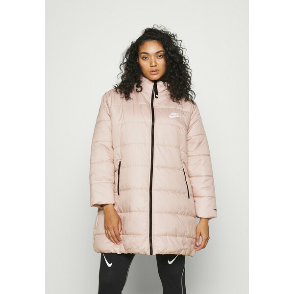 Nike Sportswear CLASSIC Płaszcz zimowy pink oxford/black/white NI121U01U