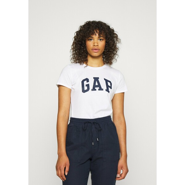 Gap Tall TEE T-shirt z nadrukiem white GAH21D009