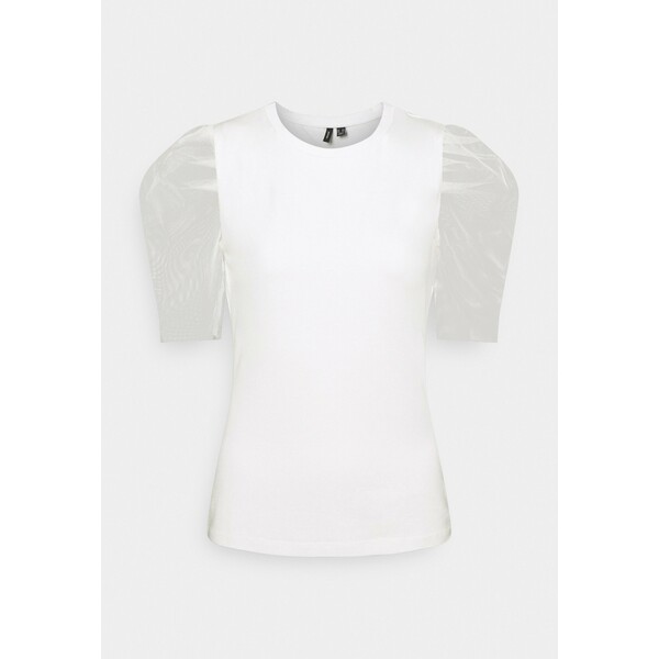 Vero Moda Tall VMPANDA VIP T-shirt z nadrukiem snow white VEB21D00R