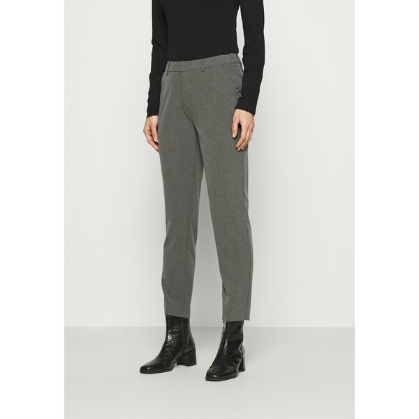Anna Field Slim fit business trousers Spodnie materiałowe mottled dark grey AN621A05M