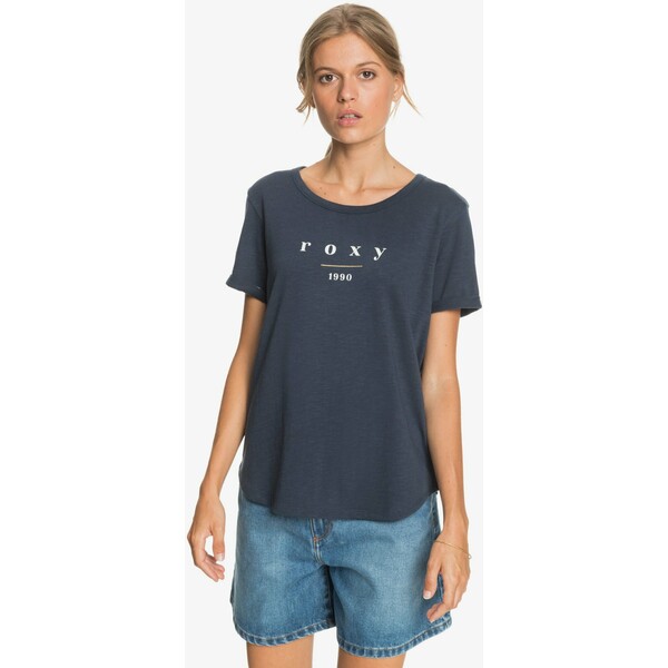 Roxy OCEANHOLIC T-shirt z nadrukiem mood indigo RO541D05A