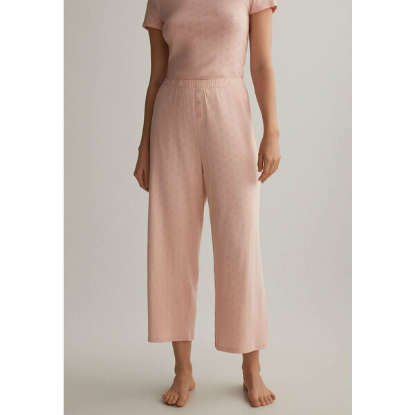 OYSHO CUTWORK Spodnie od piżamy light pink OY181O0TV