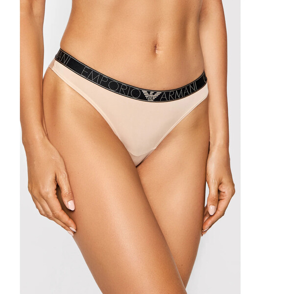 Emporio Armani Underwear Figi brazylijskie 162948 1A235 03914 Beżowy