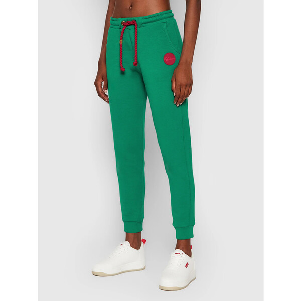 Waikane Vibe Spodnie dresowe Kaiwi Zielony Regular Fit