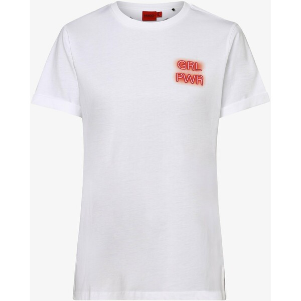 HUGO T-shirt damski – Dibiusa 496382-0001
