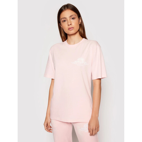 Juicy Couture T-Shirt Crest Tee JCWC121085 Różowy Regular Fit
