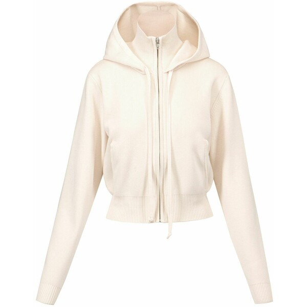 Live The Process Bluza LIVE THE PROCESS CROP KNIT HOODIE 891-q3-mother-of-pearl