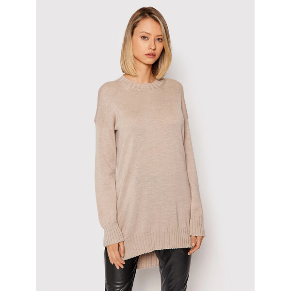 Max Mara Leisure Sweter Giorno 33660916 Beżowy Regular Fit