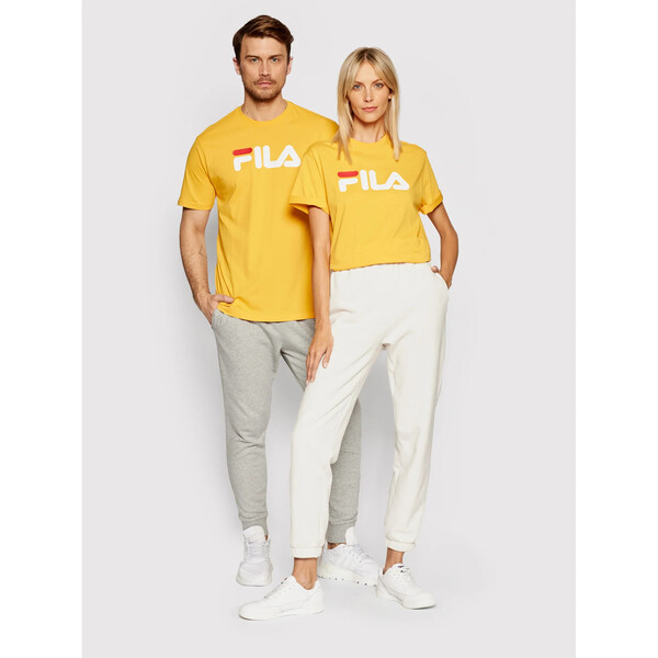 Fila T-Shirt Unisex 681093 Żółty Regular Fit