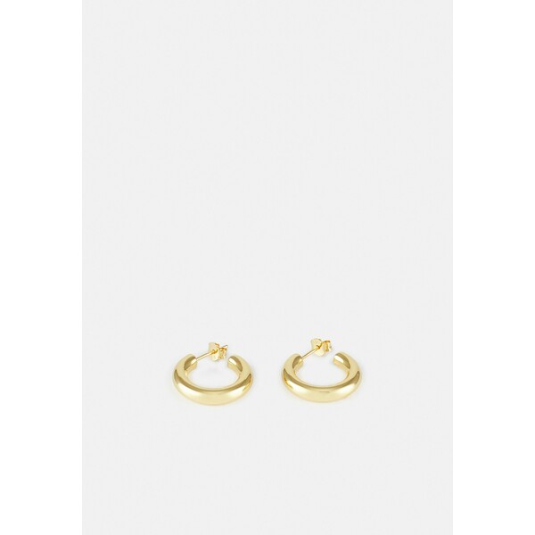 Orelia LUXE SMALL CHUNKY HOOPS Kolczyki pale gold-coloured RL651L0A7