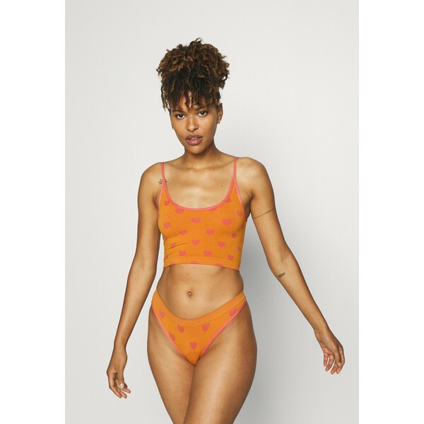 Out From Under for Urban Outfitters FOR KEEPS SET Biustonosz bustier orange OU481S003