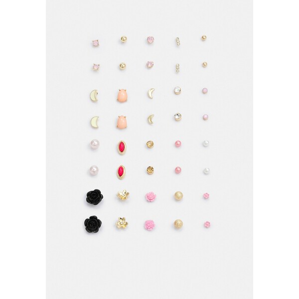 Pieces PCQIAN EARSTUDS 20 PACK Kolczyki gold-coloured PE351L14S