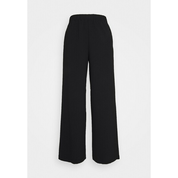Selected Femme SLFTINNI RELAXED WIDE PANT Spodnie materiałowe black SE521A0JK