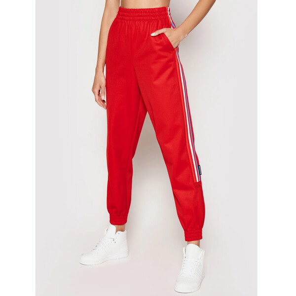 adidas Spodnie dresowe GN6981 Czerwony Regular Fit