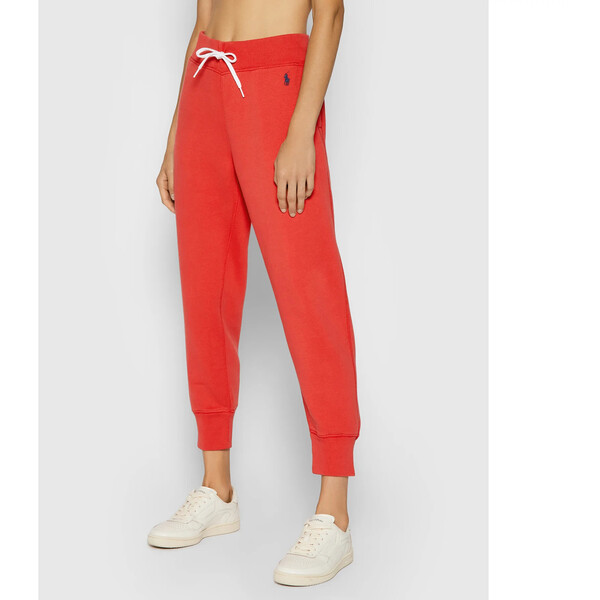 Polo Ralph Lauren Spodnie dresowe 211794397018 Czerwony Regular Fit