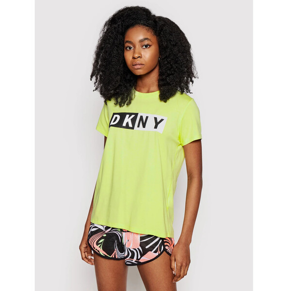 DKNY Sport T-Shirt DP1T5894 Zielony Regular Fit