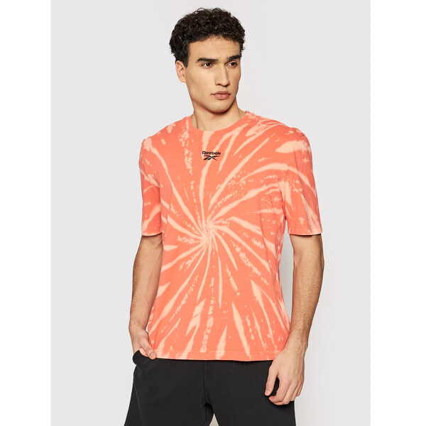 Reebok T-Shirt Unisex Classics Tie-Dye GL9756 Pomarańczowy Loose Fit