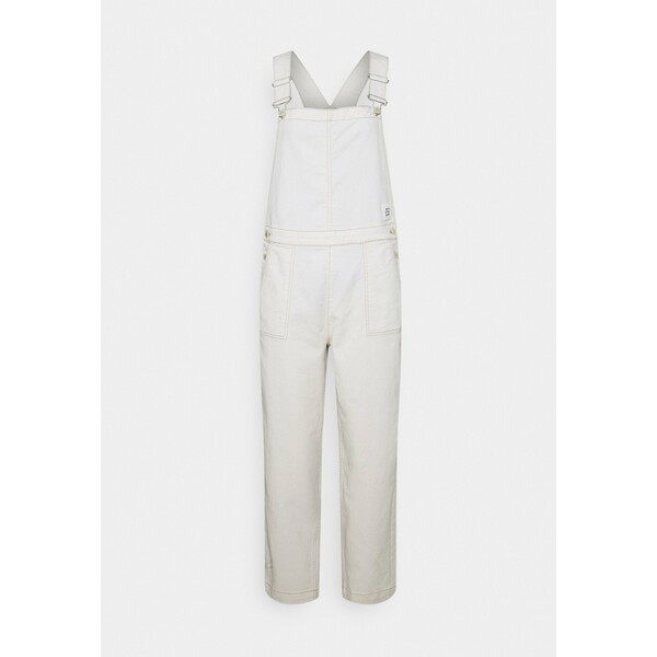 Marc O'Polo DENIM DUNGAREE WIDE LEG CROPPED LENGTH Ogrodniczki multi/off-white OP521T00G