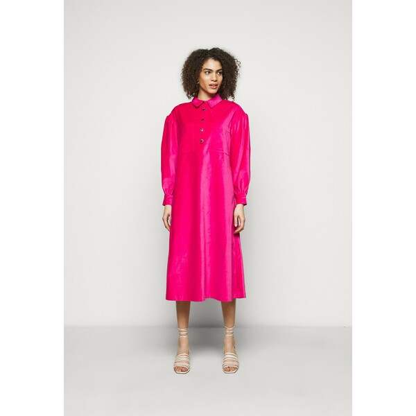 Lovechild CARIN Sukienka koszulowa fuchsia pink LOB21C023
