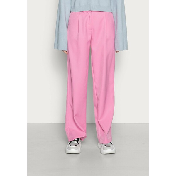 YASSERENA WIDE PANTS Spodnie materiałowe fuchsia pink Y0121A0AD
