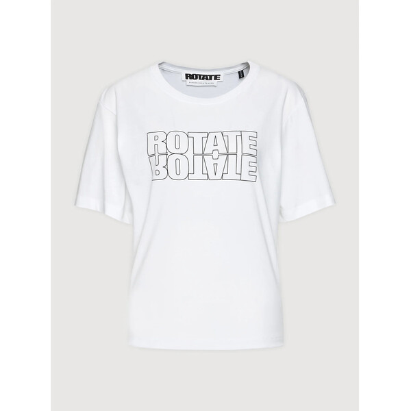 ROTATE T-Shirt Aster Tee RT443 Biały Loose Fit