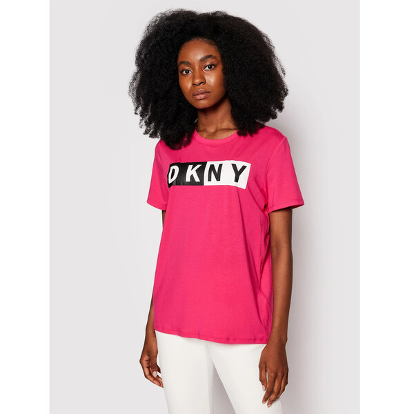 DKNY Sport T-Shirt DP1T5894 Różowy Regular Fit