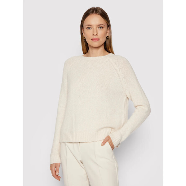 Weekend Max Mara Sweter Geo 53661319 Beżowy Relaxed Fit