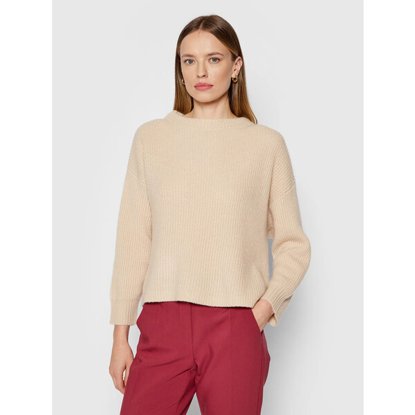 Weekend Max Mara Sweter Lotus 53660719 Beżowy Relaxed Fit