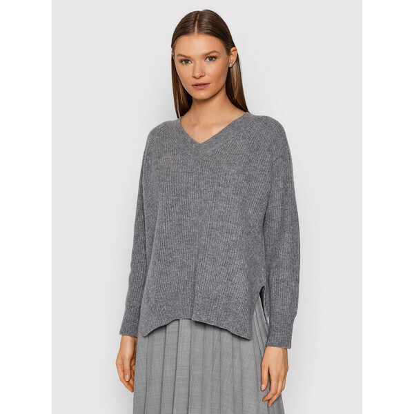 Weekend Max Mara Sweter Fachiro 53661713 Szary Relaxed Fit