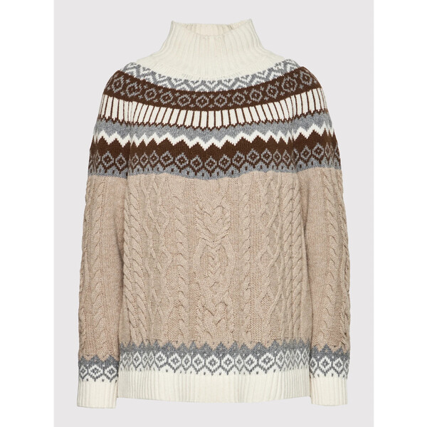 Weekend Max Mara Sweter Zircone 53662213 Beżowy Relaxed Fit