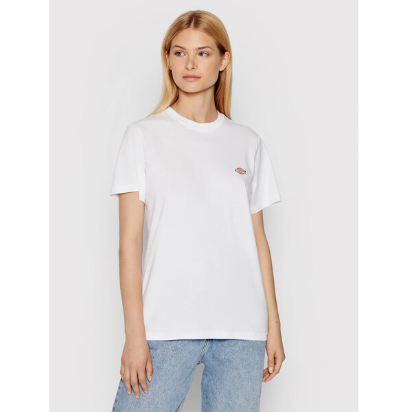 Dickies T-Shirt Mapleton DK0A4XDAWHX Biały Regular Fit
