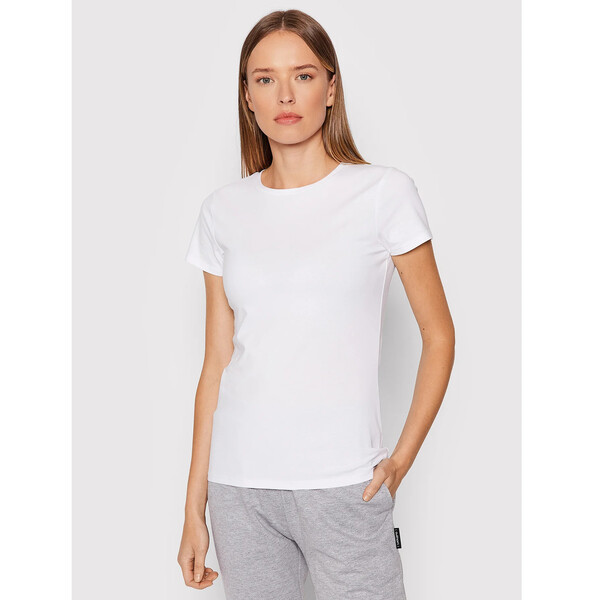 Outhorn T-Shirt TSD600 Biały Regular Fit