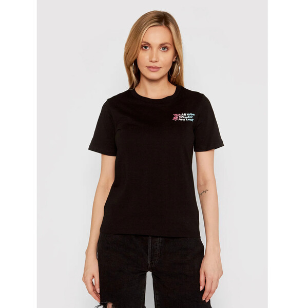 Converse T-Shirt Exploration Team 10022260-A01 Czarny Standard Fit