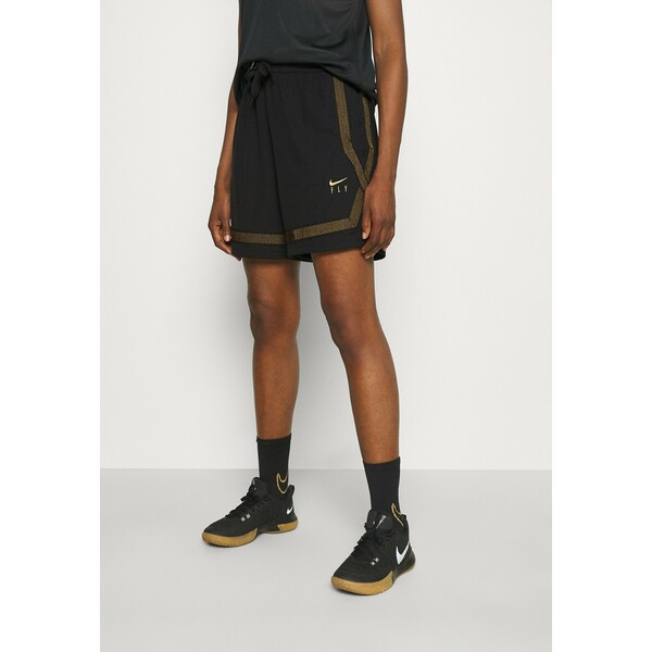 Nike Performance FLY CROSSOVER SHORT Krótkie spodenki sportowe black/gold N1241E11X