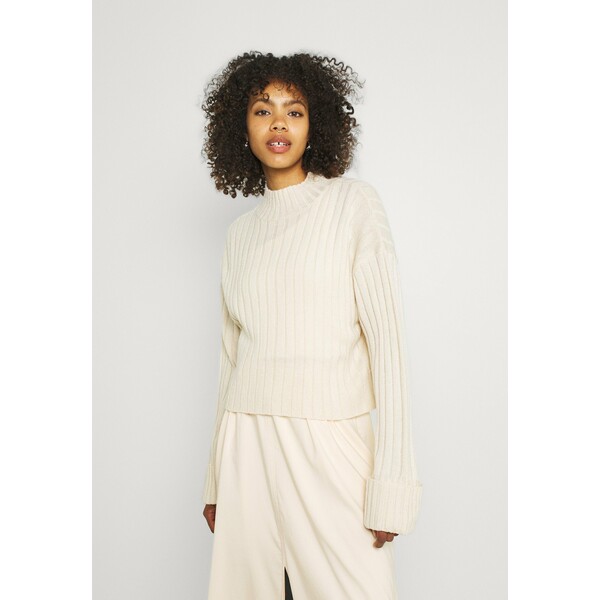 Nly by Nelly CROPPED TURTLE NECK Sweter beige NEG21I022