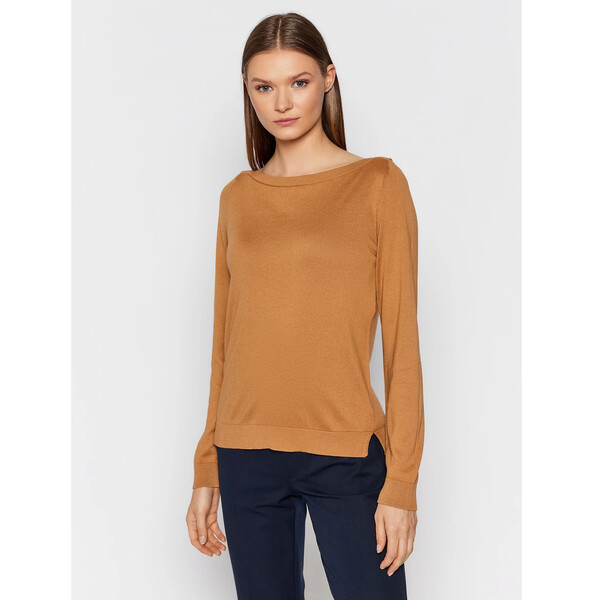 United Colors Of Benetton Sweter 102MD1O02 Brązowy Regular Fit