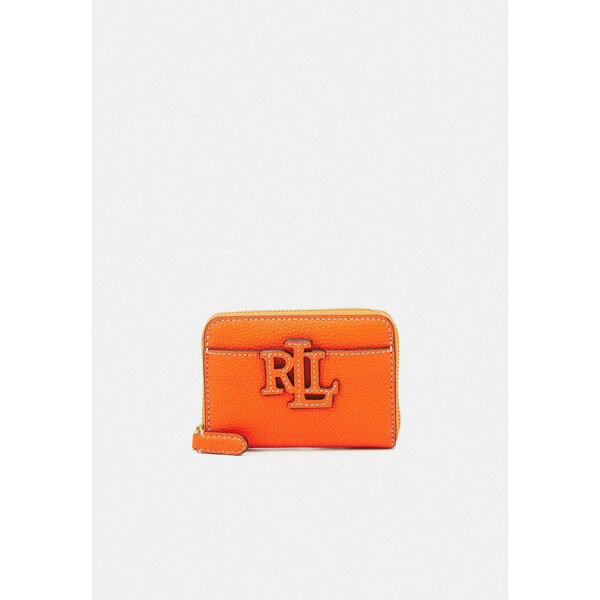Lauren Ralph Lauren LOGO ZIP WALLET SMALL Portfel nautical orange L4251F043