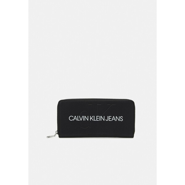 Calvin Klein Jeans ZIP AROUND Portfel black C1851F025