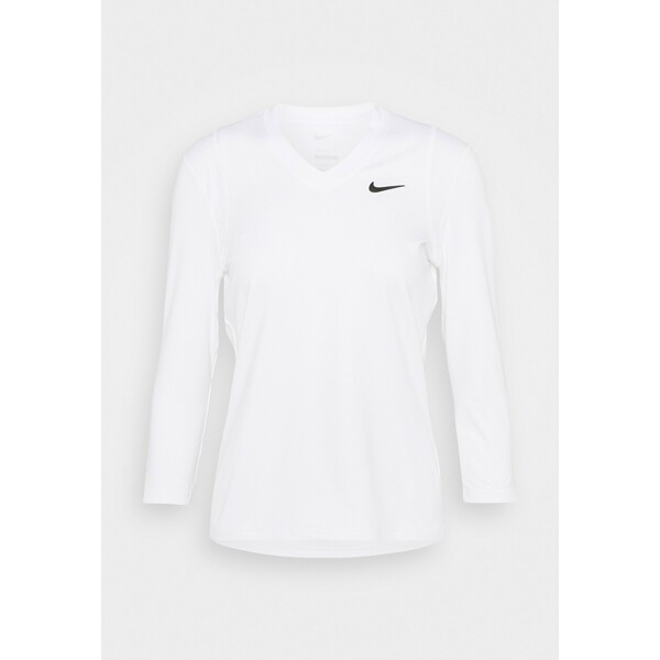 Nike Performance Bluzka z długim rękawem white/black N1241D1MK