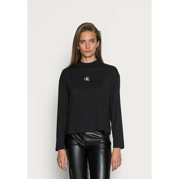 Calvin Klein Jeans Bluzka z długim rękawem black C1821D0FV