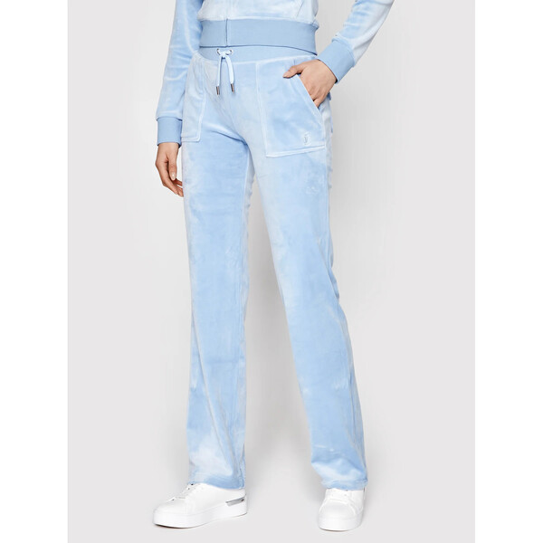 Juicy Couture Spodnie dresowe Del Ray JCAP180 Niebieski Regular Fit