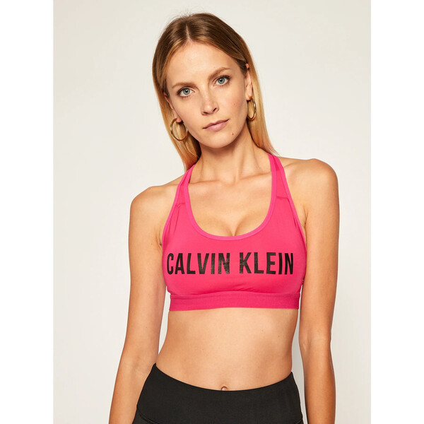 Calvin Klein Performance Biustonosz top Low Impact Sports 00GWS0K137 Różowy