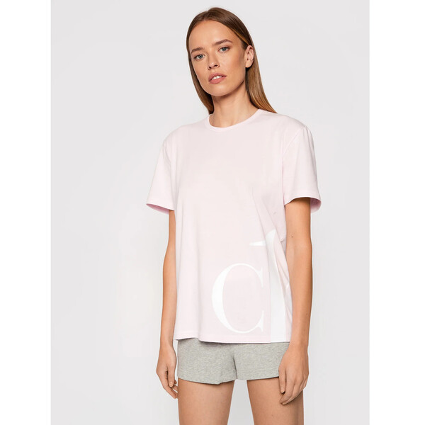 Calvin Klein Underwear T-Shirt 000QS6487E Różowy Regular Fit
