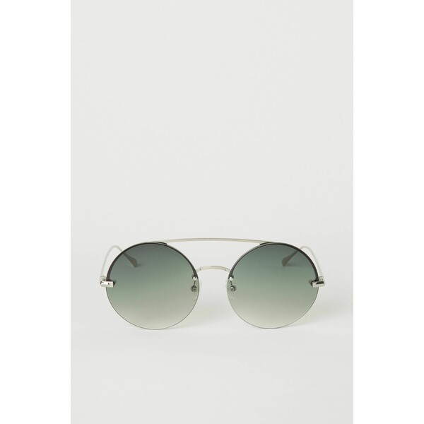 H&M Okulary przeciwsłoneczne 0662713002 Srebrzysty