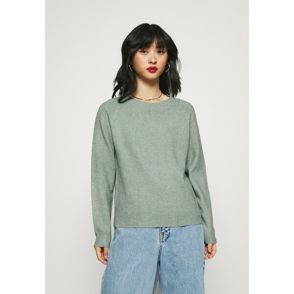 ONLY Petite ONLRICA LIFE Sweter chinois green OP421I083